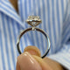 Aspen Engagement Ring 1.8ct TCW, 14K Gold