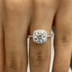 Aspen Engagement Ring 1.80 Carat White Gold