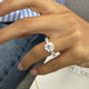 Georgia Engagement Ring 4.3ct TCW, 14K Gold