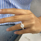Georgia Engagement Ring 4.3ct TCW, 14K Gold