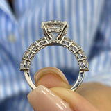 Georgia Engagement Ring 4.3ct TCW, 14K Gold