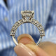 Georgia Engagement Ring 4.3ct TCW, 14K Gold