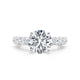 Georgia Engagement Ring 4.3ct TCW, 14K Gold
