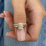 Reese Bridal Set Rings Set 1.4ct TCW, 14K Gold