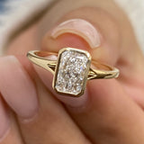 Reese Engagement Ring 2 Carat Yellow Gold