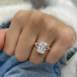 Lena Engagement Ring 4.3ct TCW, 14K Gold