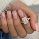 Lena Engagement Ring 4.3ct TCW, 14K Gold