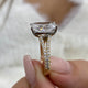 Lena Engagement Ring 4.3ct TCW, 14K Gold