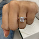 Zara Bridal Set Rings Set 3.4ct TCW, 14K Gold