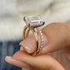 Zara Bridal Set Rings Set 3.4ct TCW, 14K Gold