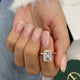Zara Engagement Ring 3ct TCW, 14K Gold