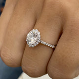 Alina Engagement Ring 1.3ct TCW, 14K Gold
