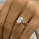 Molly Engagement Ring 1.6ct TCW, 14K Gold