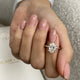 Molly Engagement Ring 1.6ct TCW, 14K Gold