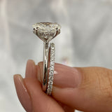 Molly Bridal Set Rings Set 2ct TCW, 14K Gold