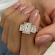 Sloane Engagement Ring 4.4ct TCW, 14K Gold
