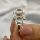 Sloane Engagement Ring 4.4ct TCW, 14K Gold