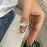 Sloane Engagement Ring 4.4ct TCW, 14K Gold
