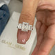 Sloane Engagement Ring 4.4ct TCW, 14K Gold