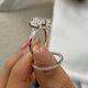 Sloane Bridal Set Rings Set 4.8ct TCW, 14K Gold