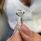Parker Engagement Ring 4.4ct TCW, 14K Gold