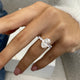 Solitaire with Hidden Halo & All Around Pave