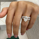 Parker Bridal Set Rings Set 5.7ct TCW, 14K Gold