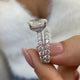 Parker Bridal Set Rings Set 5.7ct TCW, 14K Gold