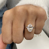 Oakley Engagement Ring 3ct TCW, 14K Gold