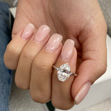Oakley Engagement Ring 3ct TCW, 14K Gold