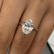 Oakley Engagement Ring 3 Carat White Gold