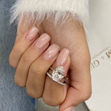 Oakley Bridal Set Rings Set 3.5ct TCW, 14K Gold