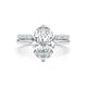 Oakley Bridal Set Rings Set 3.5ct TCW, 14K Gold