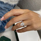 Oakley Engagement Ring 3.50 Carat White Gold