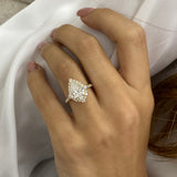 Journee Engagement Ring 2.5ct TCW, 14K Gold