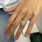 Journee Bridal Set Rings Set 3.3ct TCW, 14K Gold