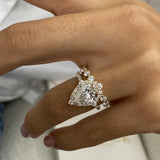 Journee Bridal Set Rings Set 3.3ct TCW, 14K Gold