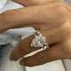 Journee Bridal Set Rings Set 3.3ct TCW, 14K Gold