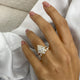 Journee Bridal Set Rings Set 3.3ct TCW, 14K Gold