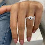 Eliza Engagement Ring 3ct TCW, 14K Gold