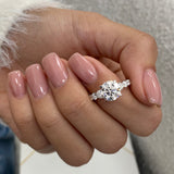 Eliza Engagement Ring 3ct TCW, 14K Gold