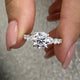 Eliza Engagement Ring 3ct TCW, 14K Gold