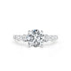 Eliza Engagement Ring 3ct TCW, 14K Gold
