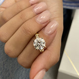 Josie Engagement Ring 3.1ct TCW, 14K Gold