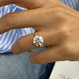 Josie Engagement Ring 3.1ct TCW, 14K Gold