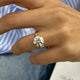 Josie Engagement Ring 3.1ct TCW, 14K Gold