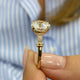 Josie Engagement Ring 3.1ct TCW, 14K Gold
