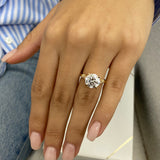 Josie Engagement Ring 3.14 Carat Yellow Gold