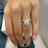 Darya Bridal Set Rings Set 2.5ct TCW, 14K Gold