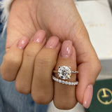 Darya Bridal Set Rings Set 2.5ct TCW, 14K Gold
